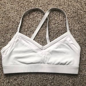 ALO Yoga White Sports Bra